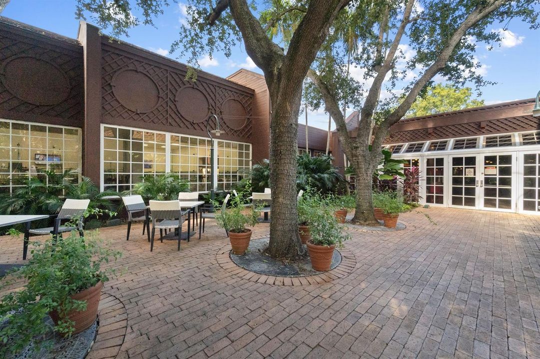 Garden patio