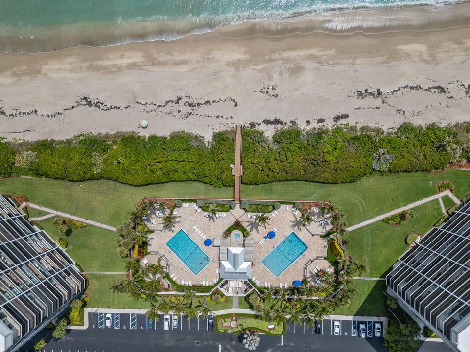 2 Oceanfront heated lap pools