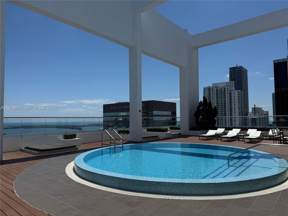 Rooftop pool!