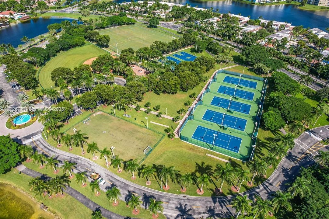 Tennis courts