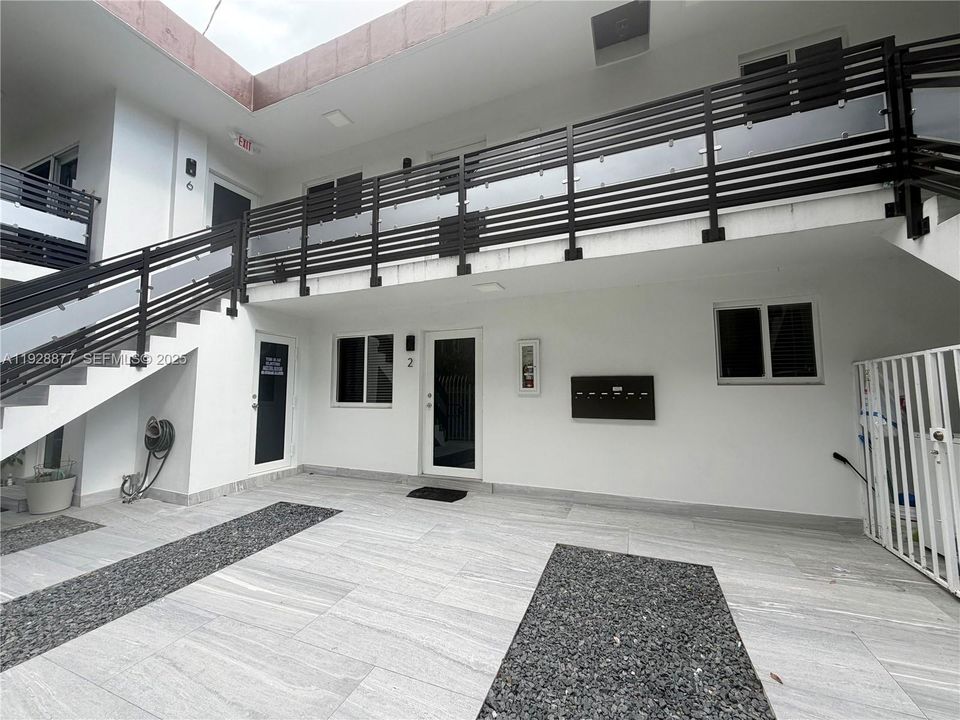 Unit 2 is located on the first floor