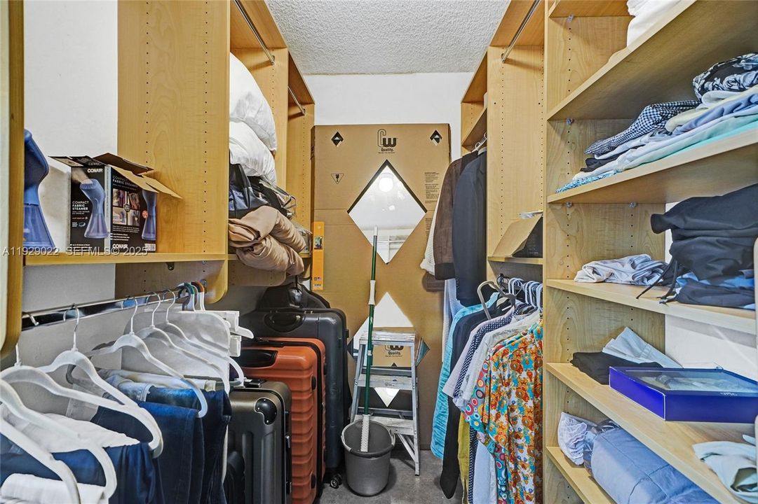 Master Bedroom Walk-in closet