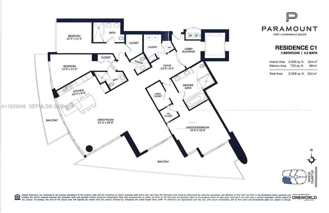 En Venta: $2,495,000 (3 camas, 3 baños, 2626 Pies cuadrados)
