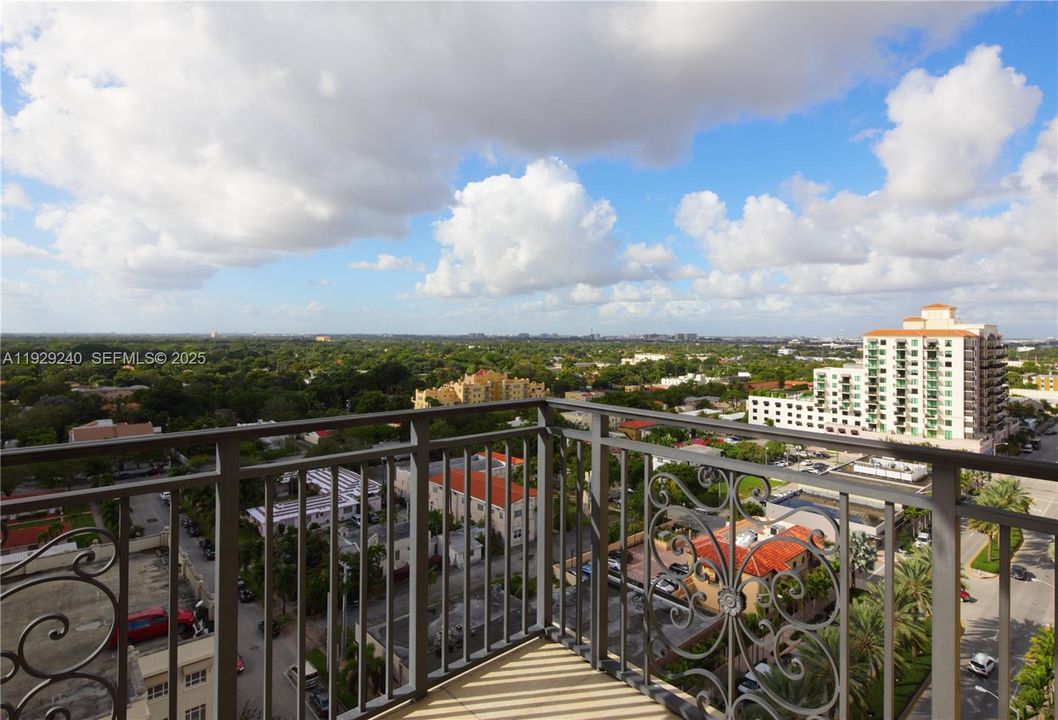 Northwest corner view from Balcony