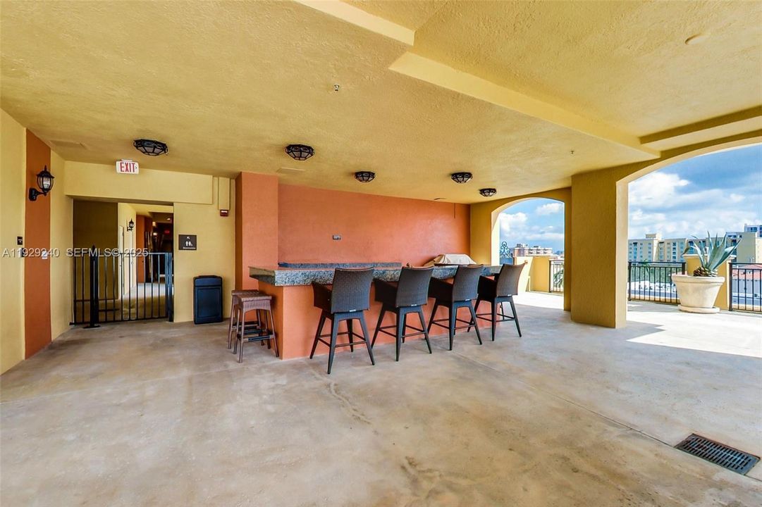 Entertaining with family and friends by the pool area