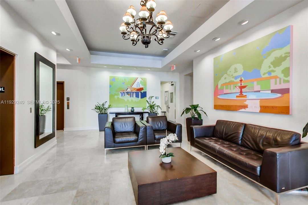 Reception in the Lobby