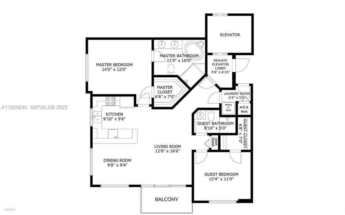 En Venta: $690,000 (2 camas, 2 baños, 1181 Pies cuadrados)