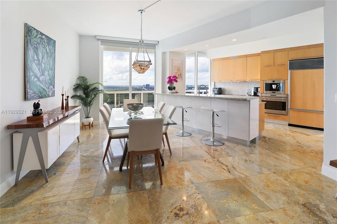 Dining and Open Kitchen