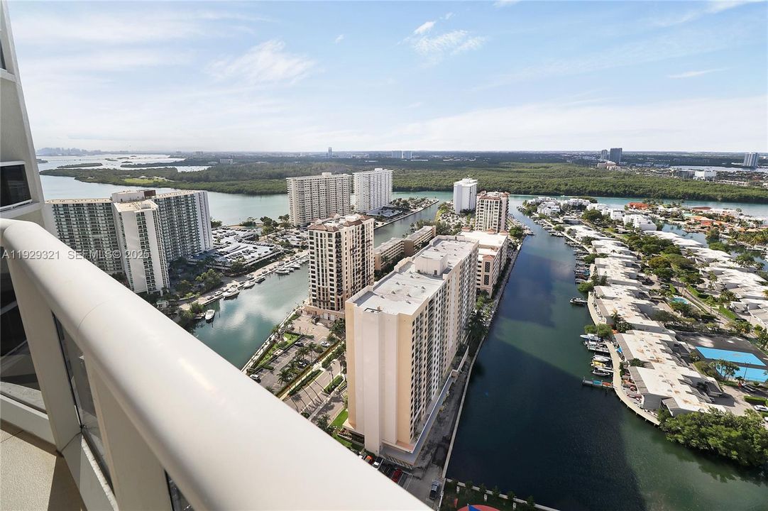 Expansive West Terrace Views