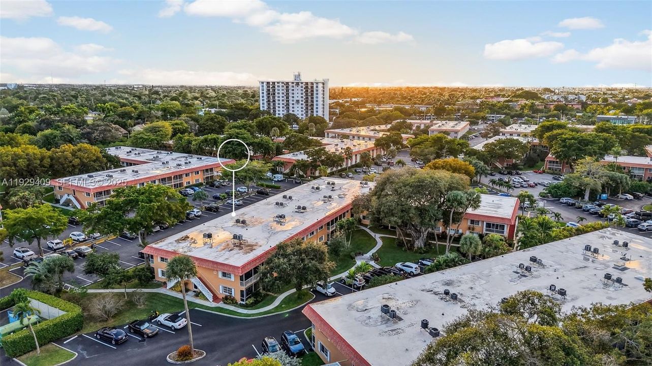 Building is in Phase IV in back of community where the units have balconies and are newer