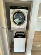 Washer and Dryer inside the unit