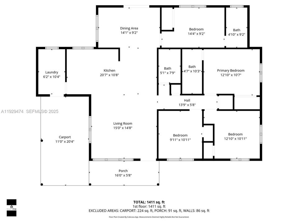 For Sale: $579,900 (4 beds, 3 baths, 1584 Square Feet)