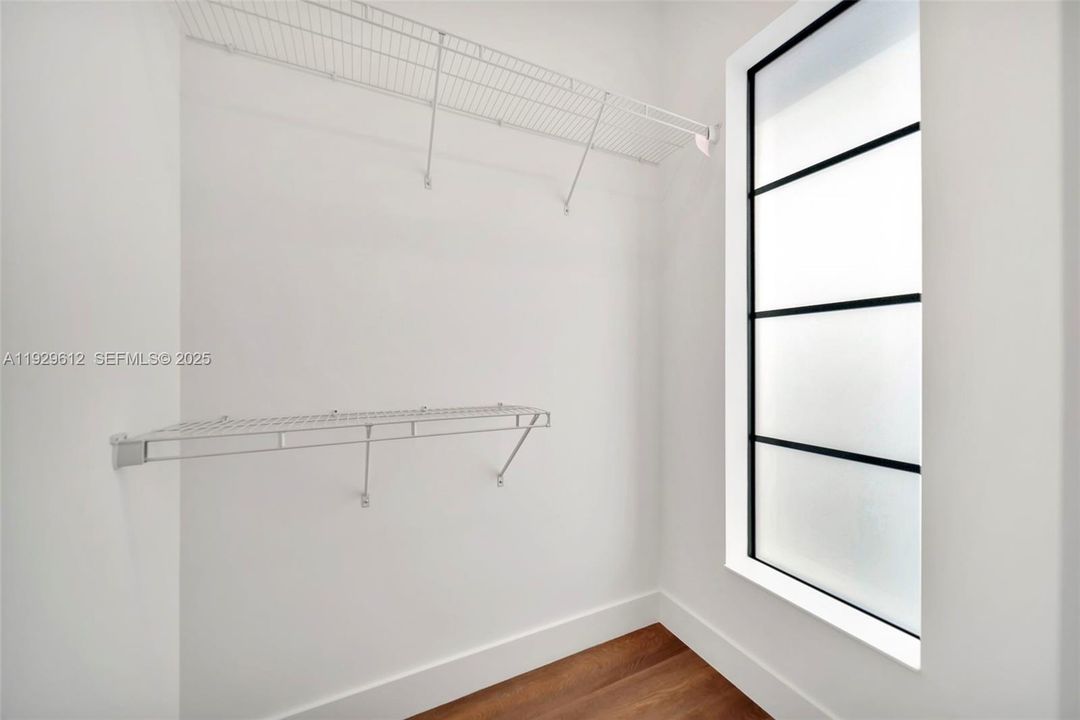 2nd in-suite bedroom walk in closet
