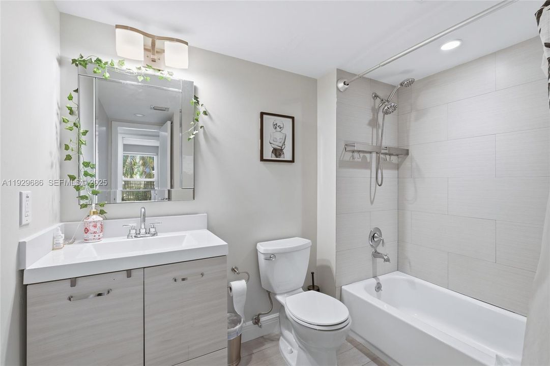 Totally updated bathroom