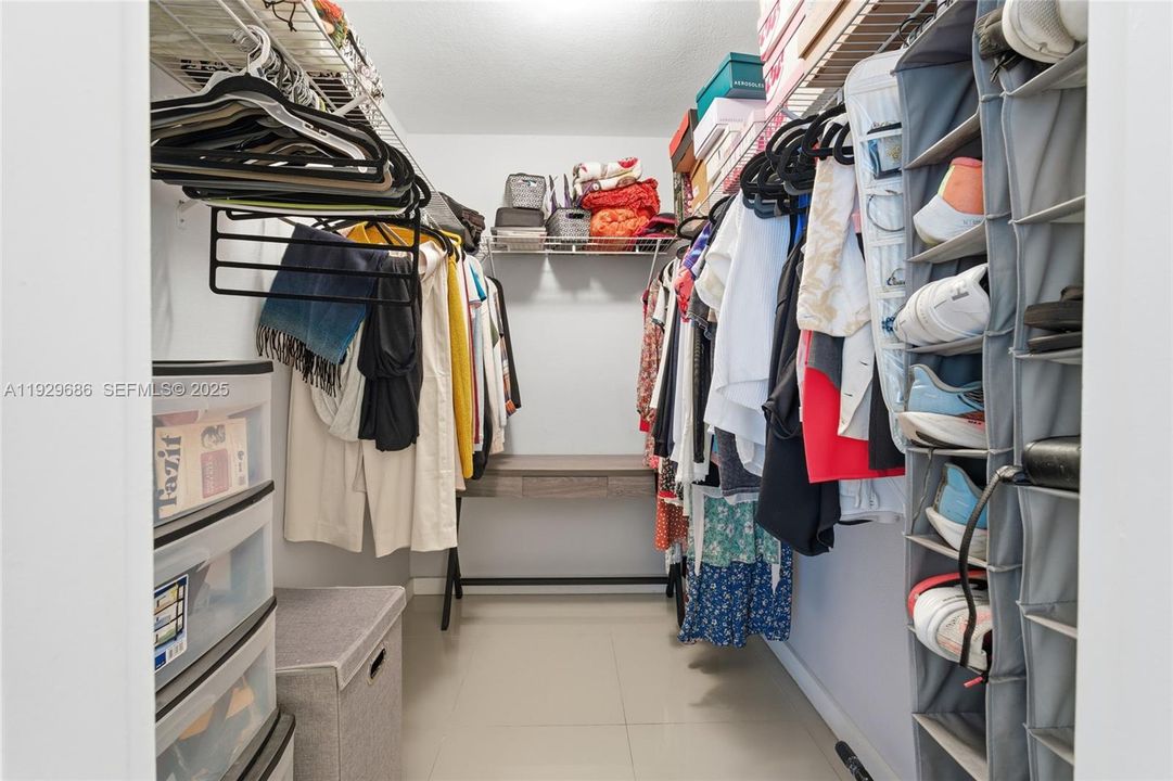 Master closet
