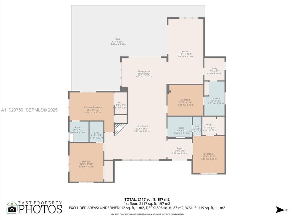 出租: $6,500 (4 贝兹, 3 浴室, 2106 平方英尺)