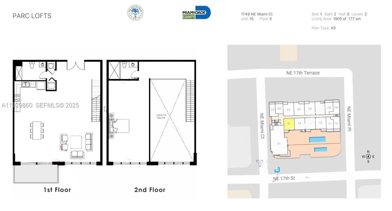For Sale: $1,590,000 (2 beds, 2 baths, 1906 Square Feet)