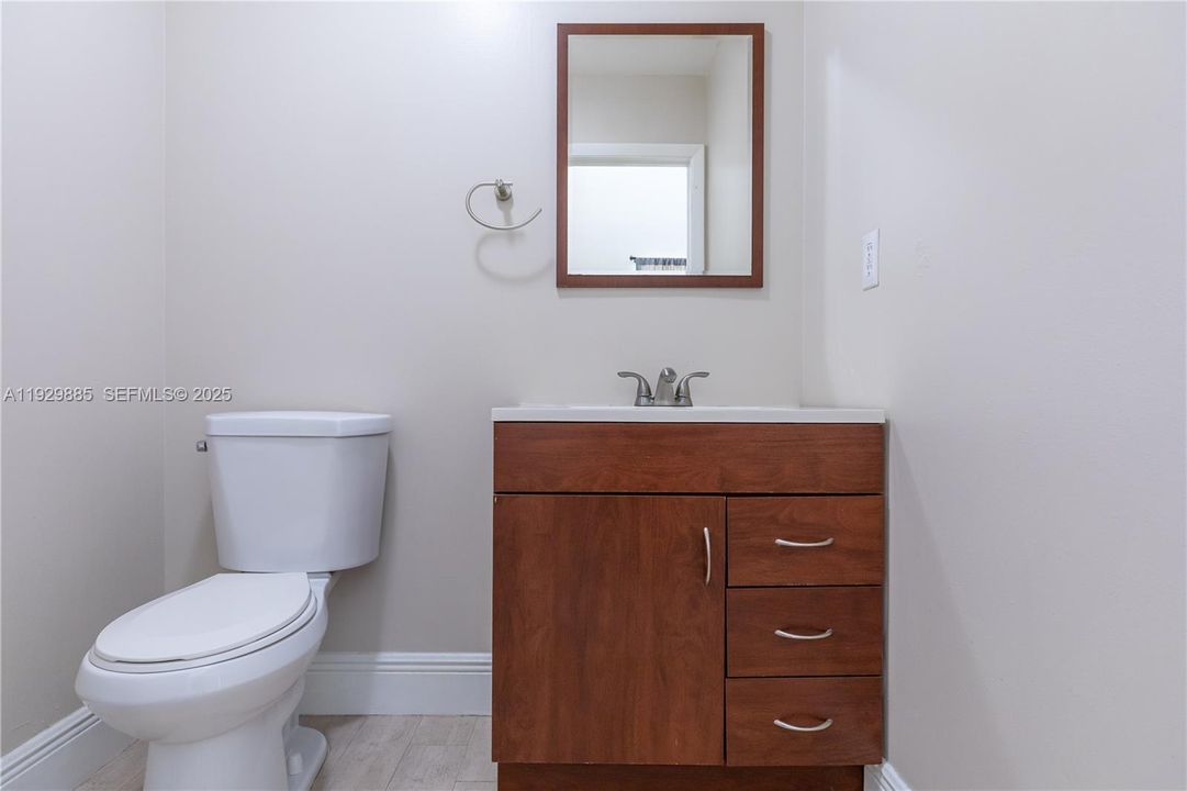 Downstairs half bathroom