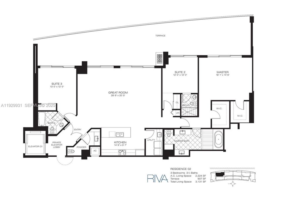 В аренду: $7,995 (3 спален, 3 ванн, 2067 Квадратных фут)