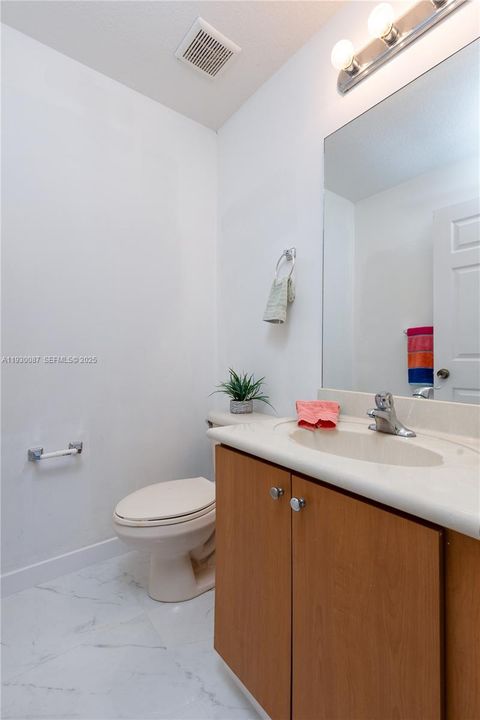 Half bath downstairs