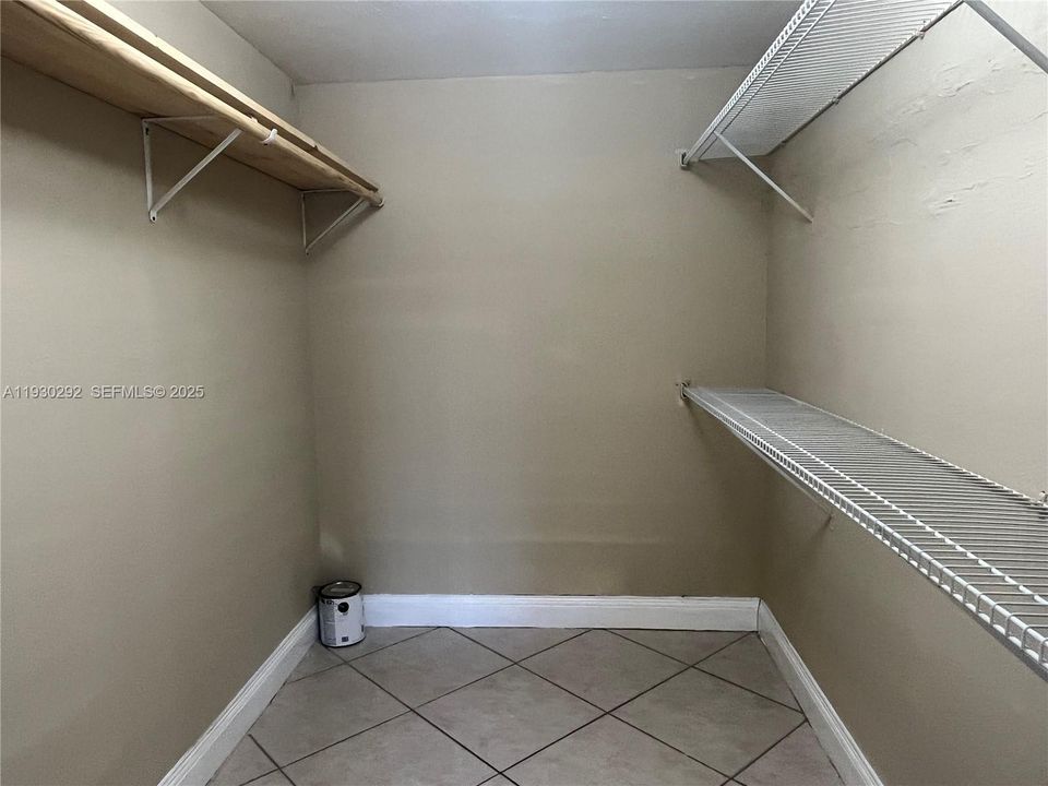 Walk-in closet!