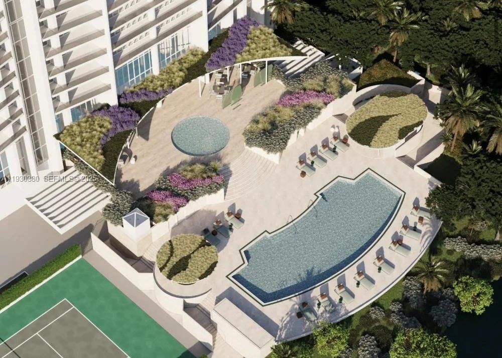 New Pool and Tennis Court