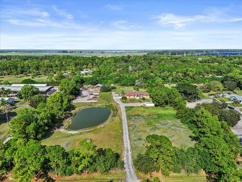 Aerial View or property 5 acres