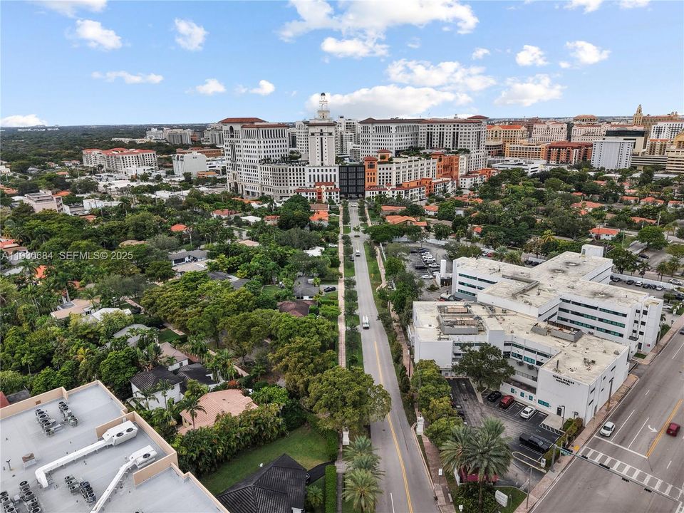 Facing North West from Building
