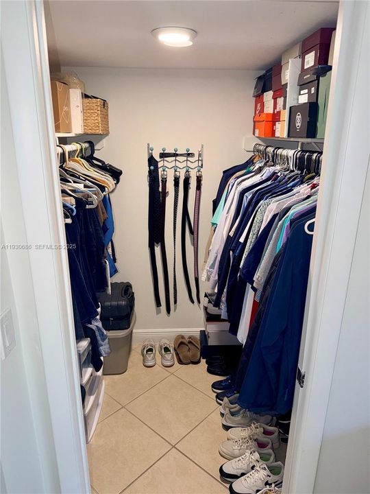 Walk in Primary Closet