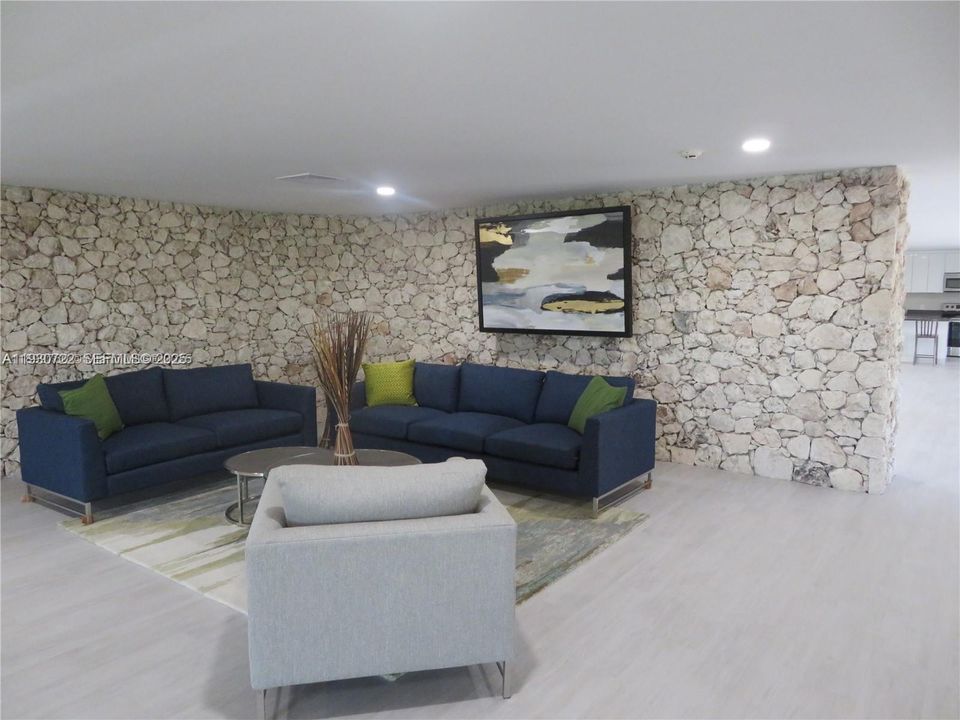 CLUBHOUSE WITH PLENTY OF SITTING AREAS