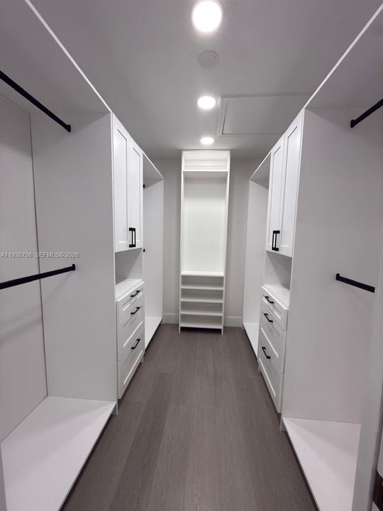 Master walking closet