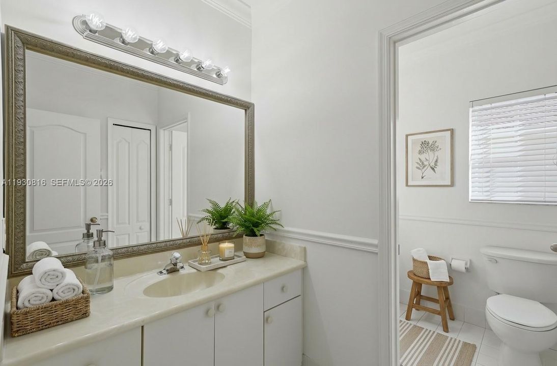 2nd. Full Bath with Double Sinks. Private 1 sink, toilet & Shower.