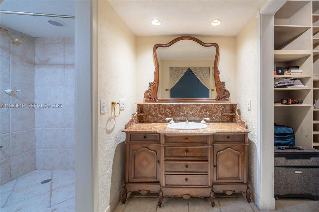 Bathroom with a shower