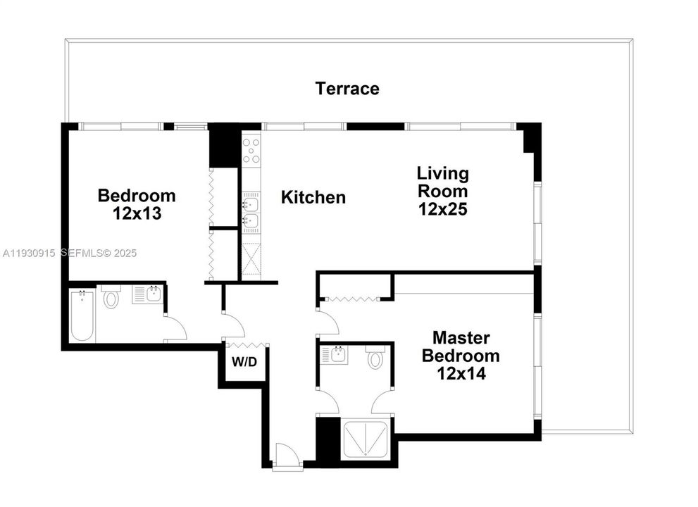 For Sale: $609,000 (2 beds, 2 baths, 964 Square Feet)