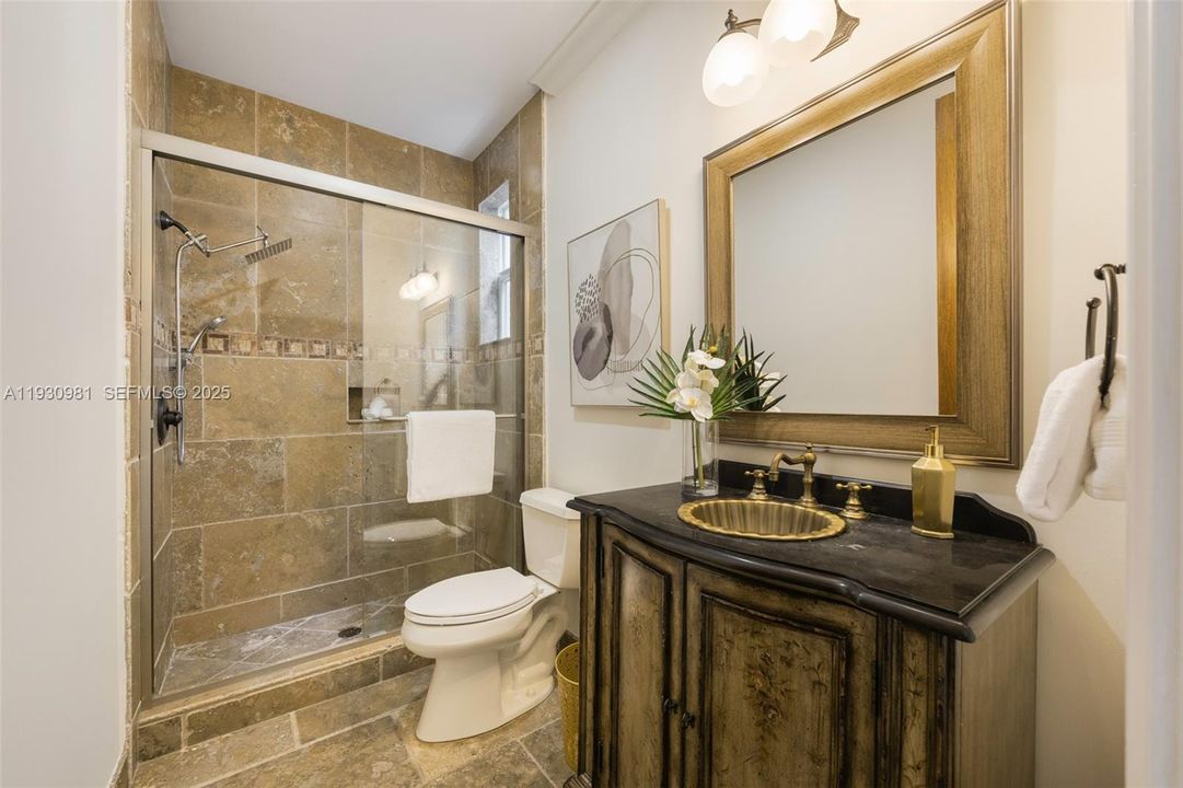 First floor guests/pool bathroom