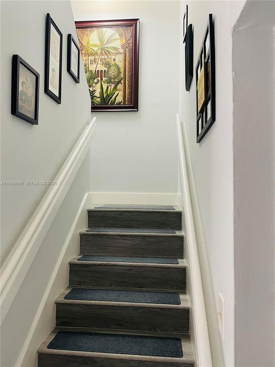 Stairs Leading to Bedrooms