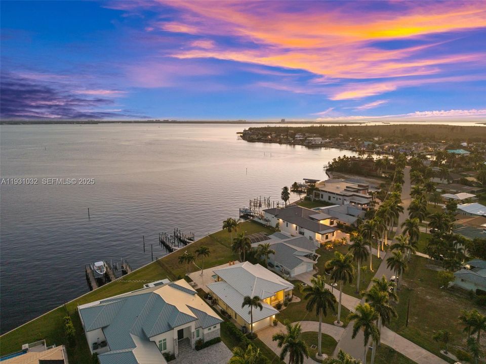 Watch the sunset over the Caloosahatchee