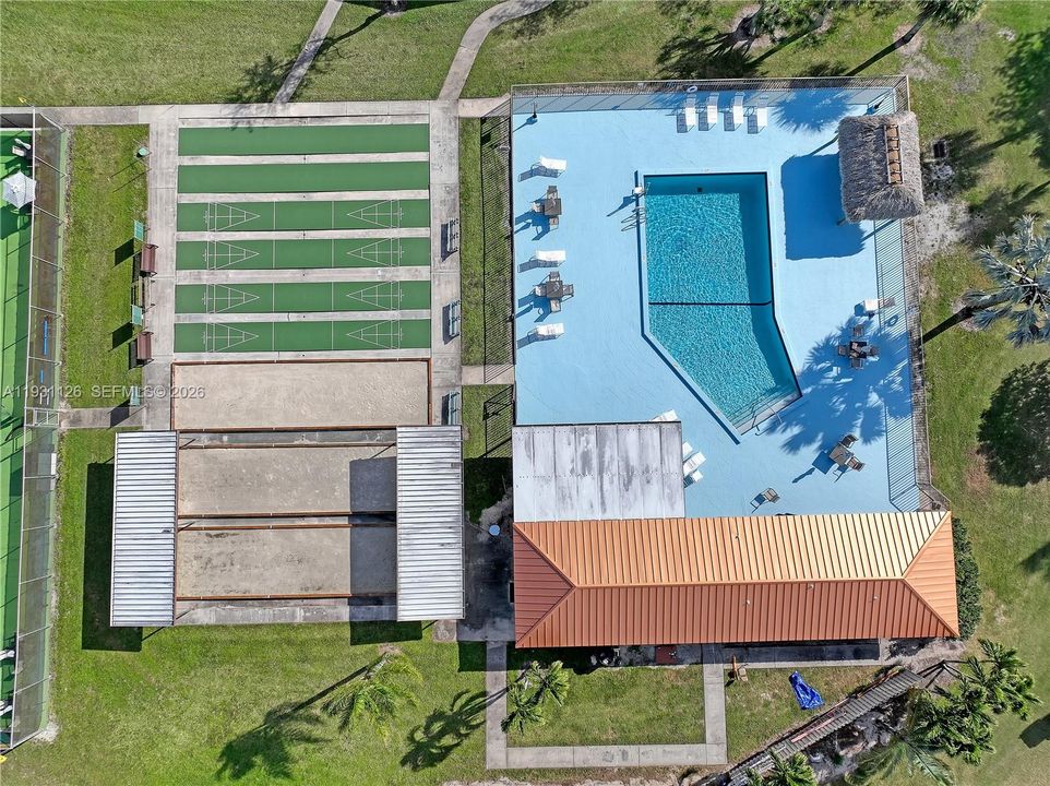 Main Heated Pool, Workout Center, Shuffleboard, Tiki Hut