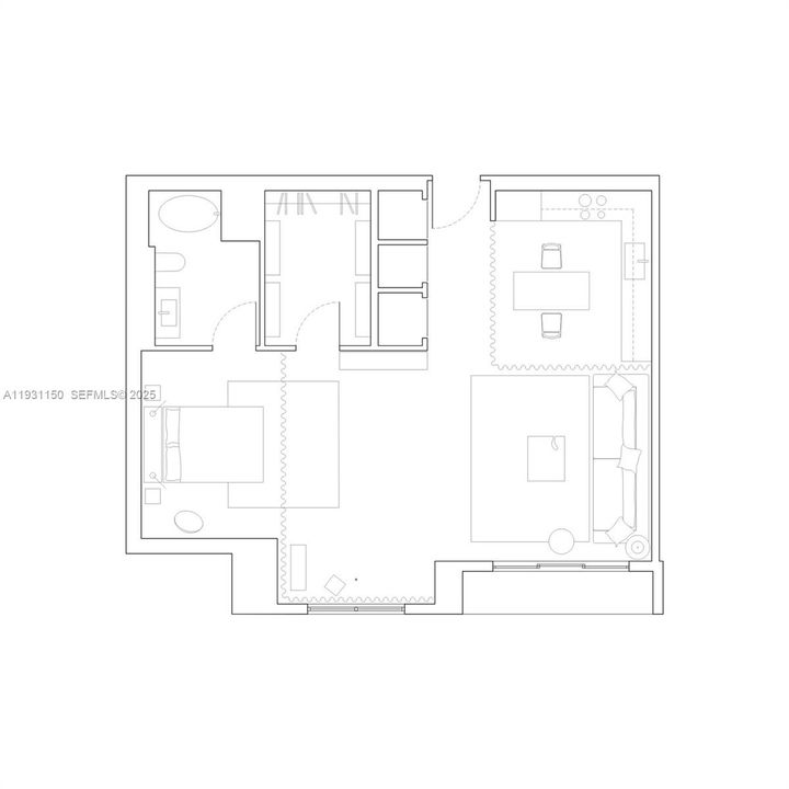 Layout of Apartment.