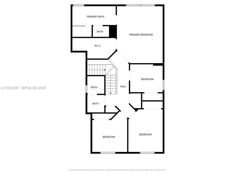 Second floor floor plan