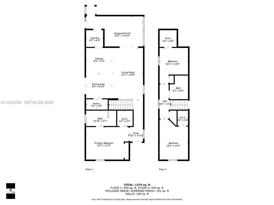 For Rent: $2,400 (3 beds, 2 baths, 1275 Square Feet)