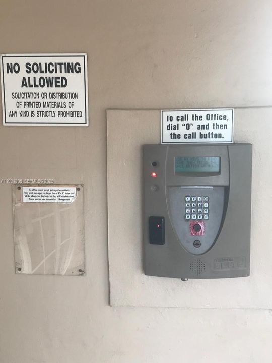 Secured Intercom Access/Entry