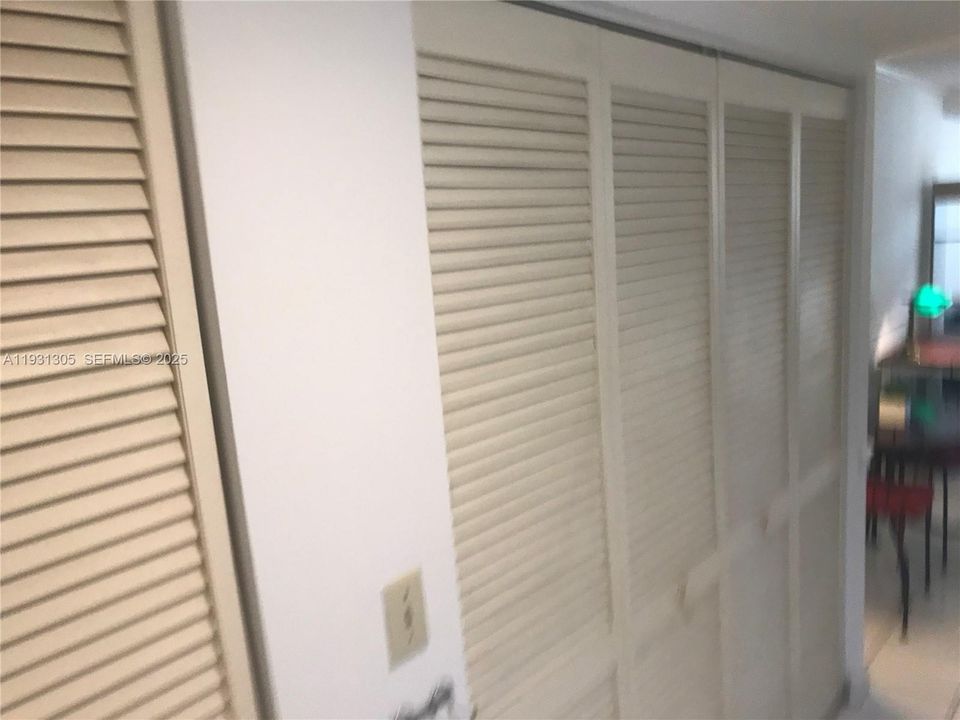 2 Hall closets