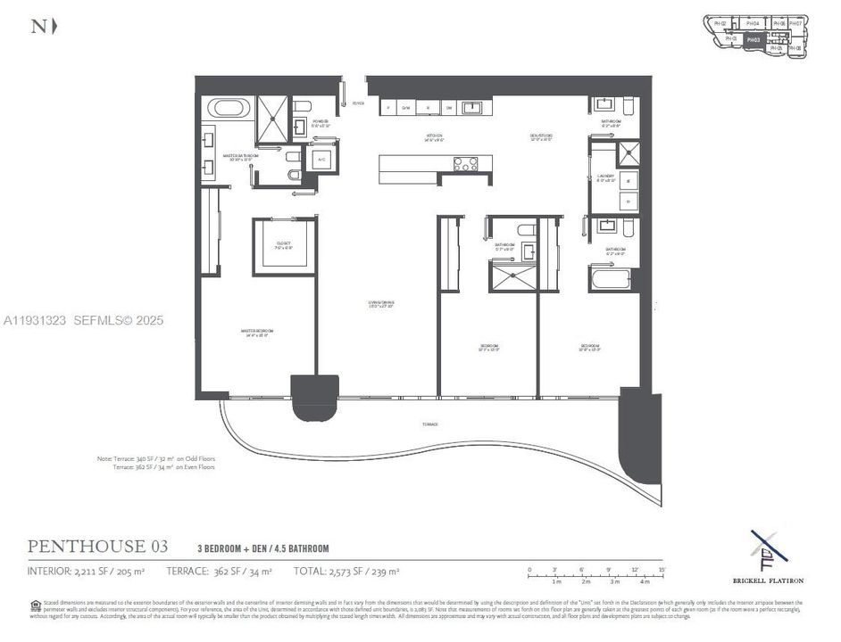 В аренду: $18,500 (3 спален, 3 ванн, 2211 Квадратных фут)