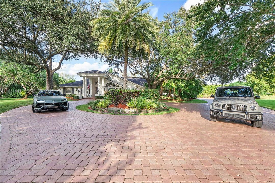 Oversized Circular Driveway