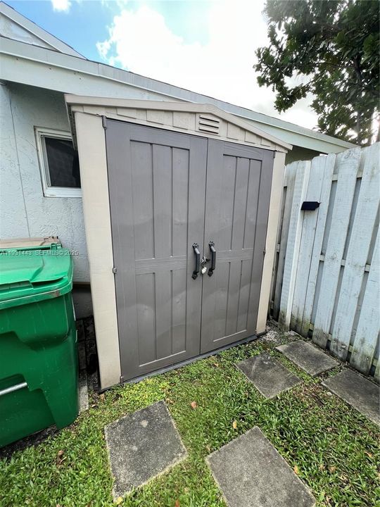 shed for extra storage