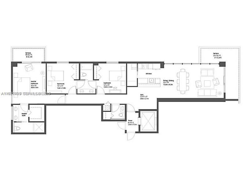 For Rent: $6,500 (3 beds, 2 baths, 1547 Square Feet)