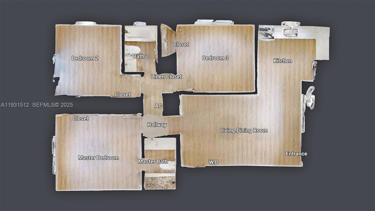 For Rent: $2,800 (3 beds, 2 baths, 1055 Square Feet)