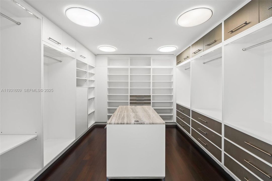 Her Master Walk-in Closet