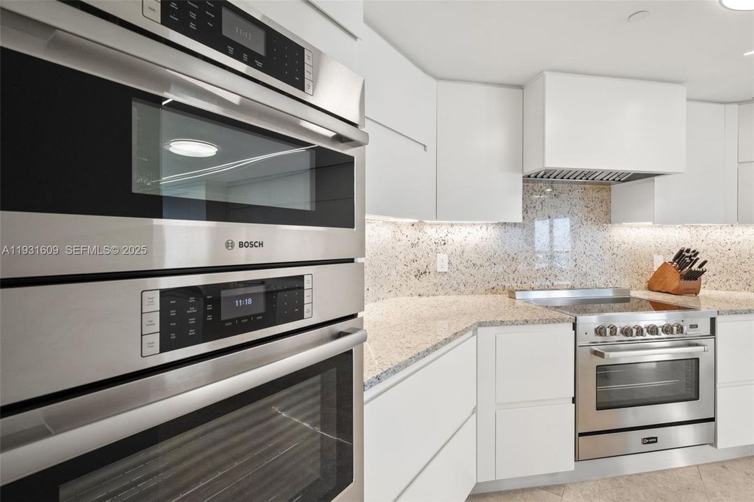 Kitchen with new appliances